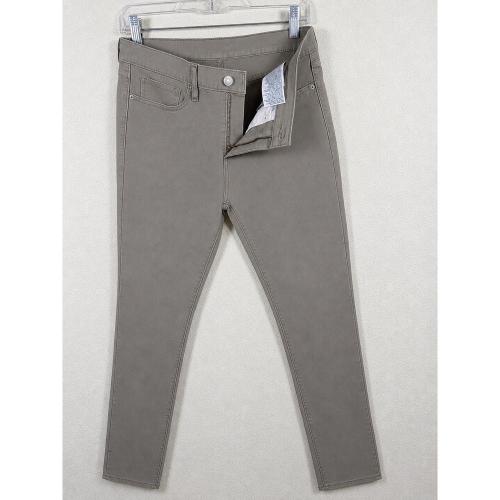 Levis 512 W30 L32 Slim Taper Jeans Taupe Grey WaterLess Stretch Pants